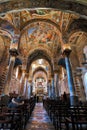 Interiors of the Martorana church in Palermo