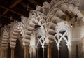 Interiors of medieval Aljaferia Palace, Zaragoza, Spain Royalty Free Stock Photo