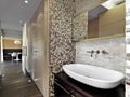 Interiors of a modern bathroom