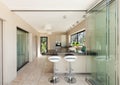 Interiors, modern kitchen Royalty Free Stock Photo