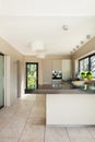 Interiors, modern kitchen Royalty Free Stock Photo