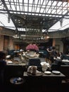 Interiors of Mott 32 restaurant, Hongkong