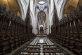 Interiors of Notre dame d'Anvers cathedral, Anvers, Belgium Royalty Free Stock Photo