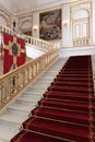 Interiors of royal halls in Christiansborg Palace in Copenhagen Denmark