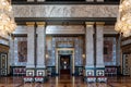 Interiors of royal halls in Christiansborg Palace in Copenhagen, Denmark Royalty Free Stock Photo