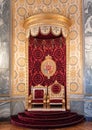 Interiors of the royal halls in the Christiansborg Palace in Copenhagen Denmark Royalty Free Stock Photo