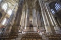 Interiors of Saint Eustache, Paris, France Royalty Free Stock Photo