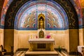 Interiors of Sainte-Therese basilica, Lisieux, France