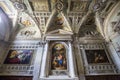 Interiors San Frediano basilica, Lucca, Italy