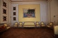 The interiors of Schloss Nymphenburg, the castle of the Nymphs. Royalty Free Stock Photo