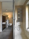 Interiors shots of a modern bathroom Royalty Free Stock Photo