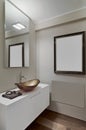 interiors shots of a modern bathroom Royalty Free Stock Photo