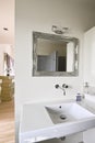 Interiors shots of a modern bathroom Royalty Free Stock Photo