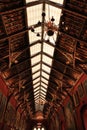 Interiors of St. Finbarr`s Cathedral - glass and wooden design ceiling - Irish religious tour - Ireland travel