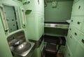 Interiors of the submarine USS Growler SSG-57 which retired from service in 1964 from the United States Navy Royalty Free Stock Photo