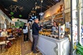 Interiors of traditional bakery in Palma, Spain.