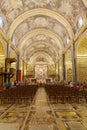 Interiour of the beautiful catholic church Saint John in Valletta