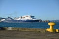 Interislander ferry Atarere enters Wellington harbour