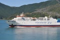 The Interislander ferry leaves Picton