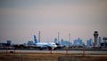 Interjet Airlines Airbus airplane ready for takeoff. Royalty Free Stock Photo