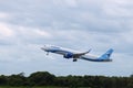 Interjet Airlines A320 at Cancun Airport, Mexico Royalty Free Stock Photo