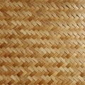 Interlaced bamboo weave pattern, featuring repeating diagonal and horizontal lines. Royalty Free Stock Photo