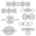 Interlaced decorations Royalty Free Stock Photo