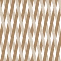 Interlaced texture of woven rattan. Seamless vector background.