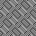 INTERLACING STRIPED LINES. GEOMETRIC SEAMLESS VECTOR PATTERN.