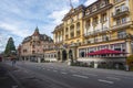 Interlaken Street with Hotel Royal St Georges - Interlaken, Switzerland