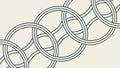 Interlocking Chain Link Pattern, Connection and Strength, vector design Generative AI Royalty Free Stock Photo