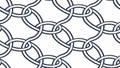 Interlocking Chain Pattern, Abstract Network Design vector design Generative AI Royalty Free Stock Photo
