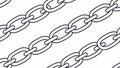 Interlocking Chains Pattern: Strength, Connection, Unity Vector, vector design Generative AI Royalty Free Stock Photo