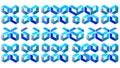 Interlocking Geometric Cube Pattern Vector, Dynamic Abstract Design, vector design Generative AI Royalty Free Stock Photo