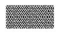 Interlocking Geometric Pattern, Black & White Abstract Design, vector design Generative AI Royalty Free Stock Photo