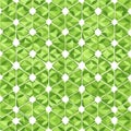 Interlocking geometric pattern featuring hexagonal shapes in varying shades of green. Each hexagon Royalty Free Stock Photo