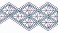 Interlocking Hexagonal Grid Pattern, vector design Generative AI Royalty Free Stock Photo