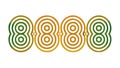 Interlocking Loops Repeating Pattern, Abstract Vector Design, vector design Generative AI Royalty Free Stock Photo