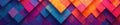 Interlocking offset squares, dynamic color shifts in layered effect, angles, graphic, wallpaper