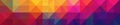 Interlocking offset squares, dynamic color shifts in layered effect, photography, contrast