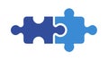 Interlocking Puzzle Pieces, Problem Solving, Teamwork, vector design Generative AI Royalty Free Stock Photo