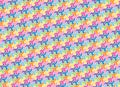 Multicolor seamless tiled pattern. Vector image. Royalty Free Stock Photo