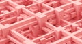 Pink Abstract Maze Background Royalty Free Stock Photo