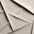 Form a geometric pattern on a surface, possibly made of thick paper or Royalty Free Stock Photo
