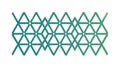 Interlocking Triangular Geometric Pattern, Abstract Repetition, vector design Generative AI Royalty Free Stock Photo