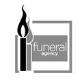 Interment service, funeral agency isolated icon, memorial candle Royalty Free Stock Photo