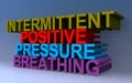 Intermittent positive pressure breathing Royalty Free Stock Photo