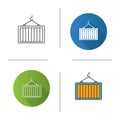 Intermodal container icon