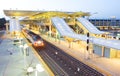 Intermodal Rapid Transit Station, Millbrae, CA Royalty Free Stock Photo