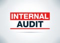 Internal Audit Abstract Flat Background Design Illustration